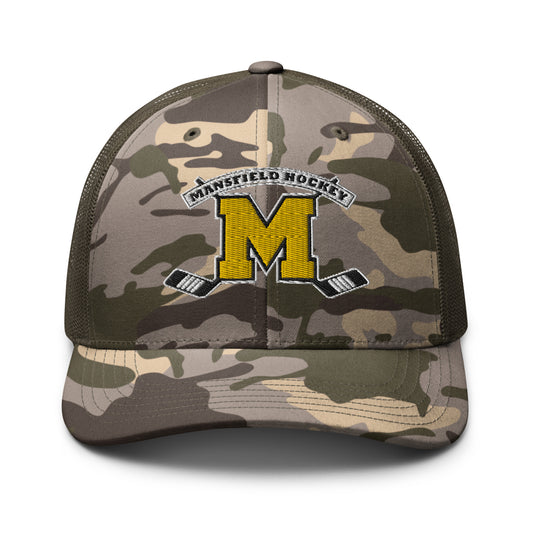 Mansfield Tigers Embroidered Camouflage trucker hat