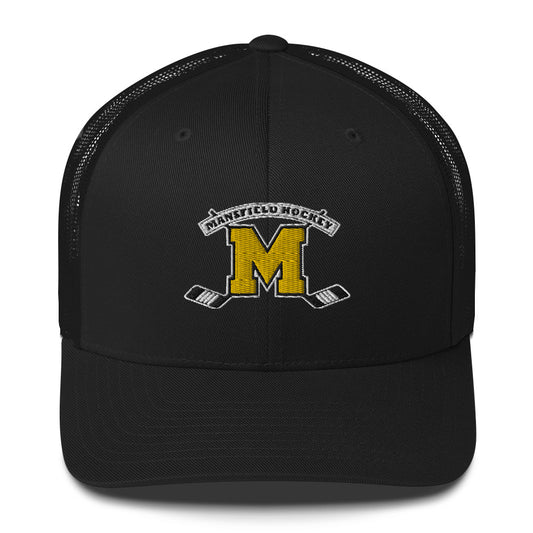 Mansfield Tigers Hockey Embroidery Trucker Cap