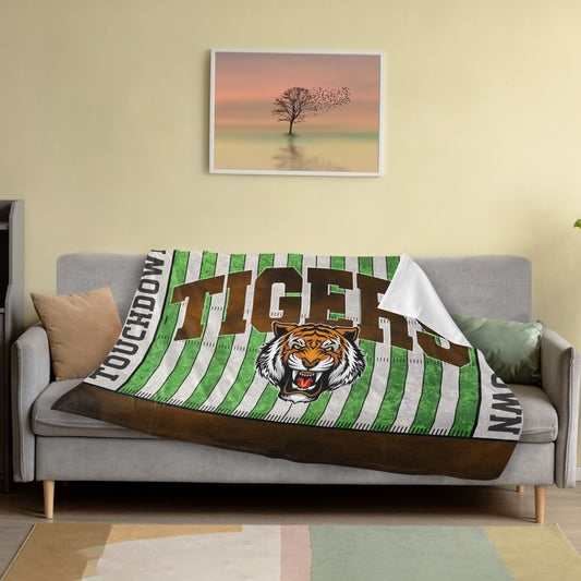 Tigers Football Blanket Ultra-Soft Micro Fleece Blanket 50"x40"